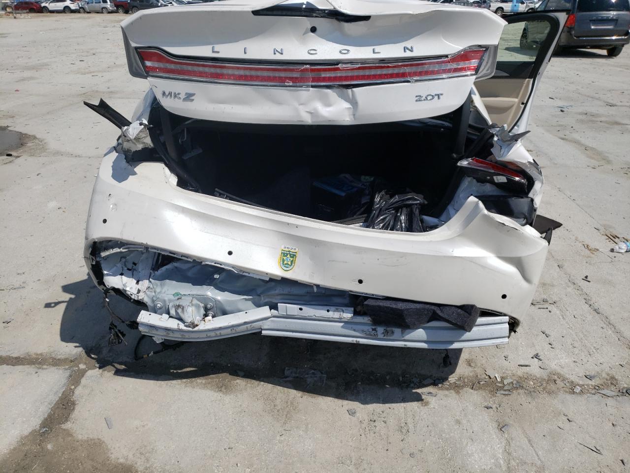 Photo 9 from auction – 2019 LINCOLN MKZ with VIN 3LN6L5A95KR619106