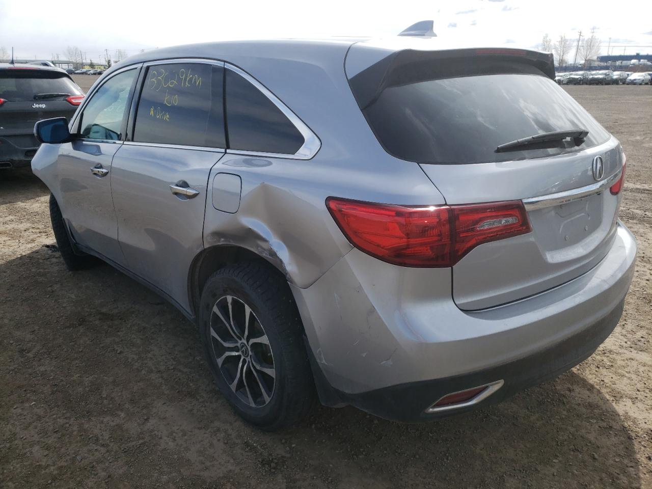 Photo 3 from auction – 2016 ACURA MDX TECHNO with VIN 5FRYD4H48GB503954