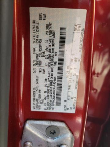 Zdjęcie 10 z aukcji – 2014 FORD ESCAPE TIT z VIN 1FMCU0J97EUA50484
