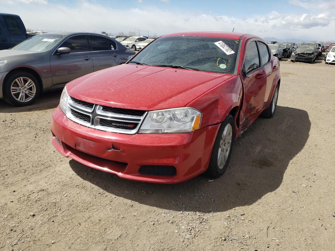 Photo 2 from auction – 2013 DODGE AVENGER SE with VIN 1C3CDZAG4DN748409