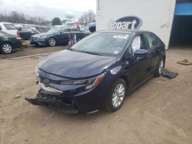 Photo 2 from auction – 2021 TOYOTA COROLLA LE with VIN JTDVPMAE6MJ129573
