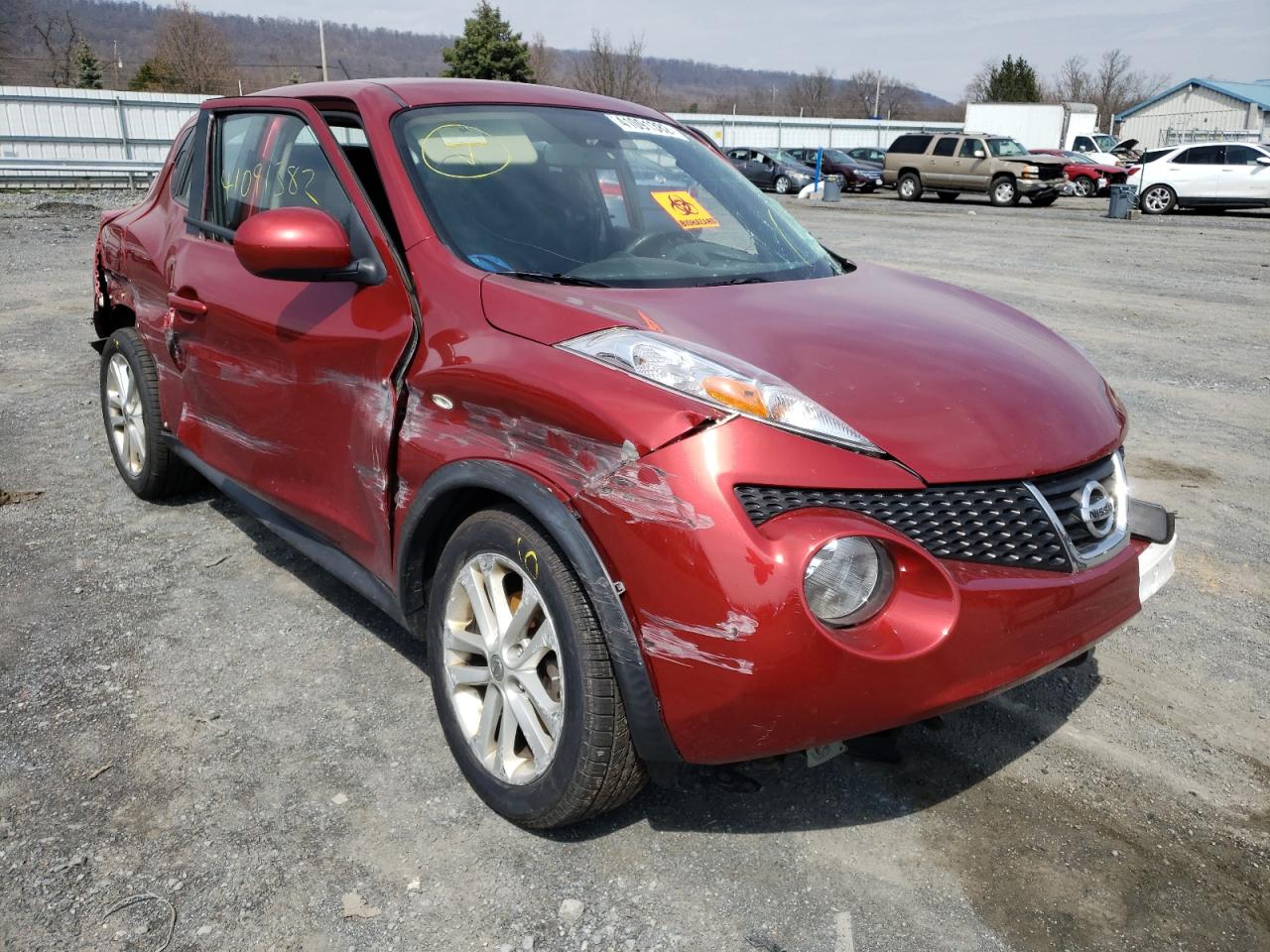 NISSAN JUKE S 2013 with VIN JN8AF5MV4DT216061 - Photo from auction