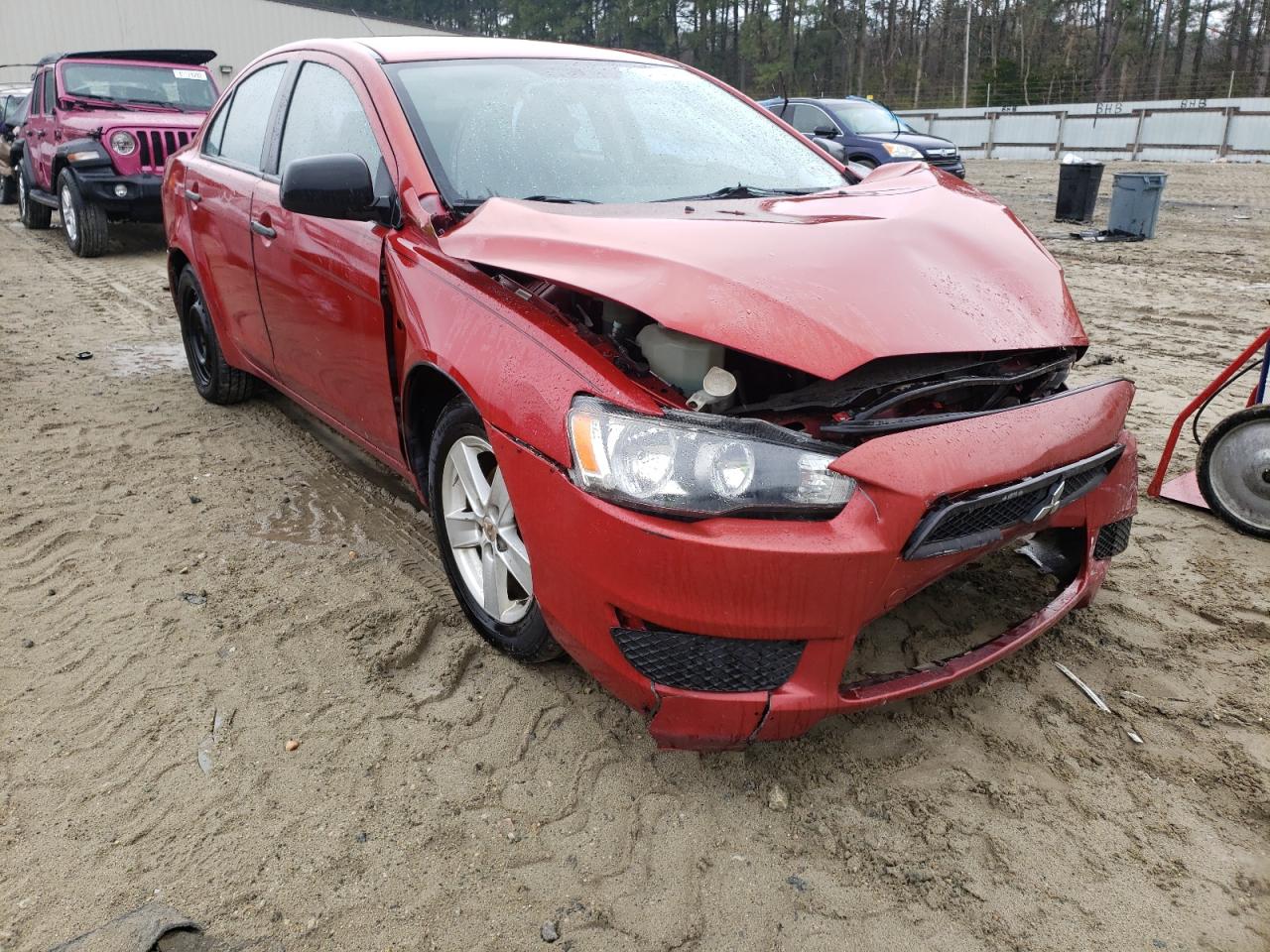 MITSUBISHI LANCER DE 2008 with VIN JA3AU16U98U017620 - Photo from auction