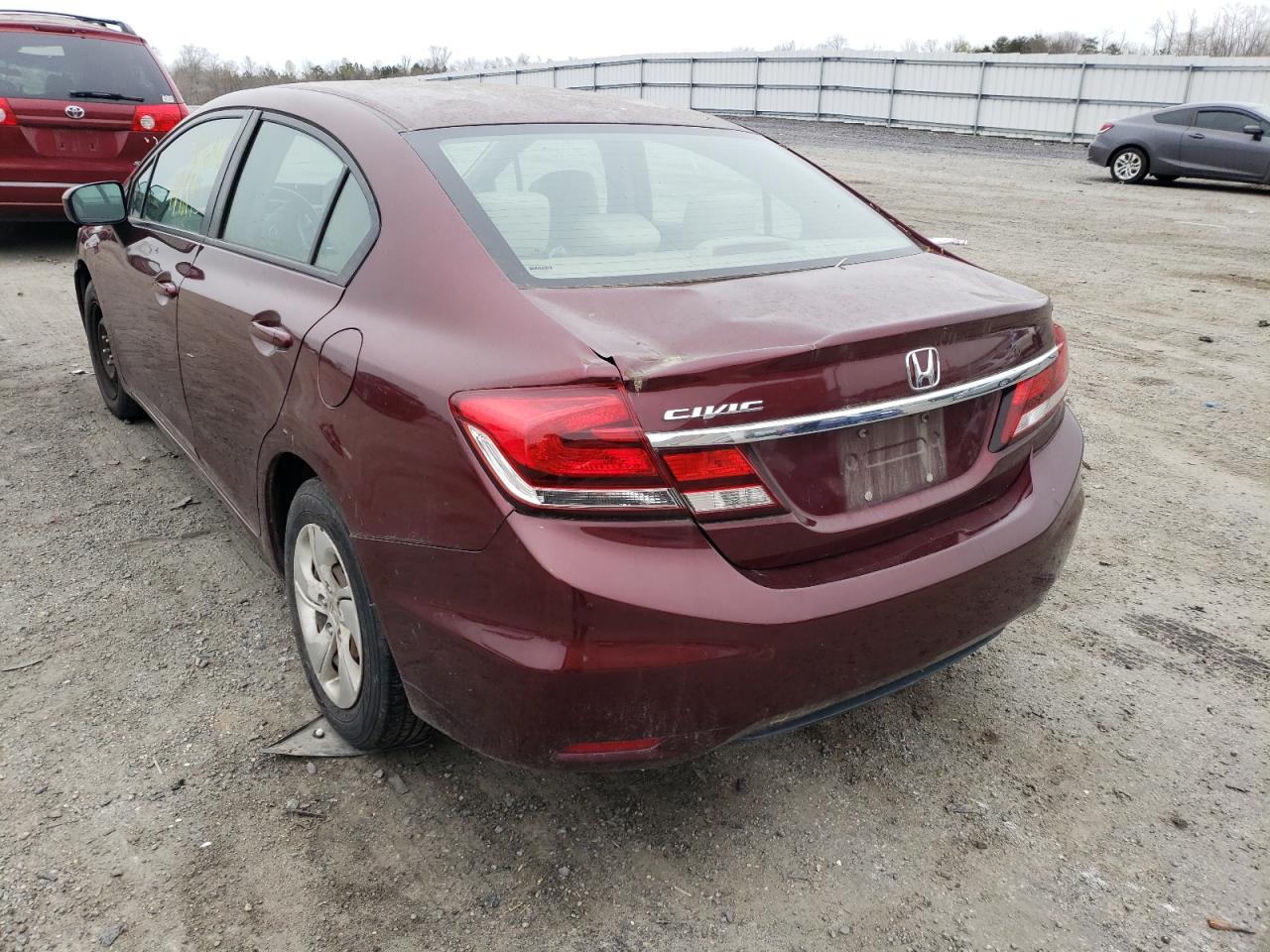 Photo 9 from auction – 2015 HONDA CIVIC LX with VIN 19XFB2F57FE004369