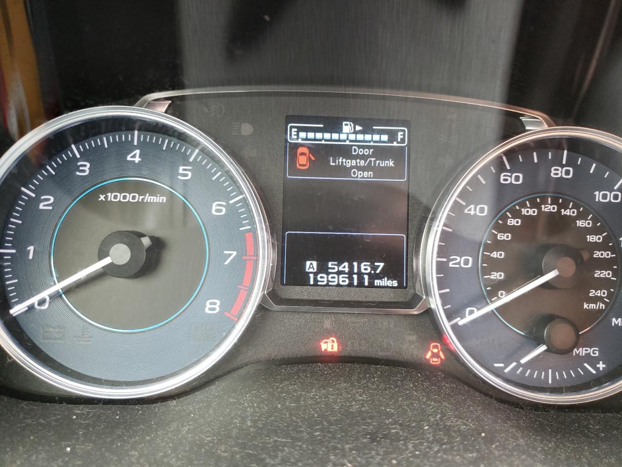 Photo 8 from auction – 2015 SUBARU XV CROSSTR with VIN JF2GPAPC0F8286329