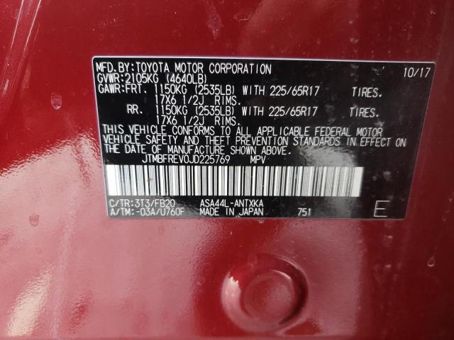 Photo 10 from auction – 2018 TOYOTA RAV4 LE with VIN JTMBFREV0JD225769