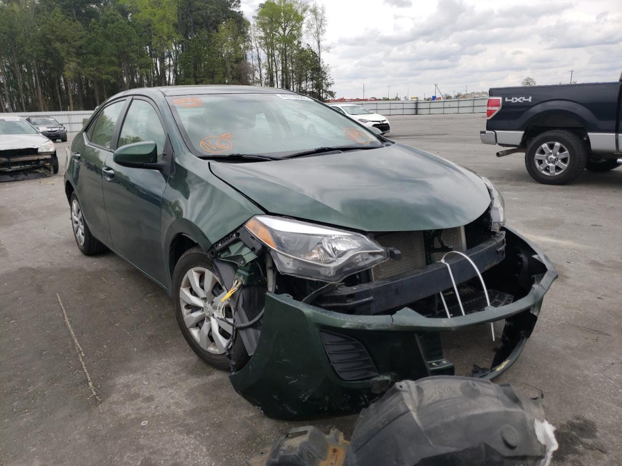 TOYOTA COROLLA L 2014 with VIN 2T1BURHE1EC056091 - Photo from auction