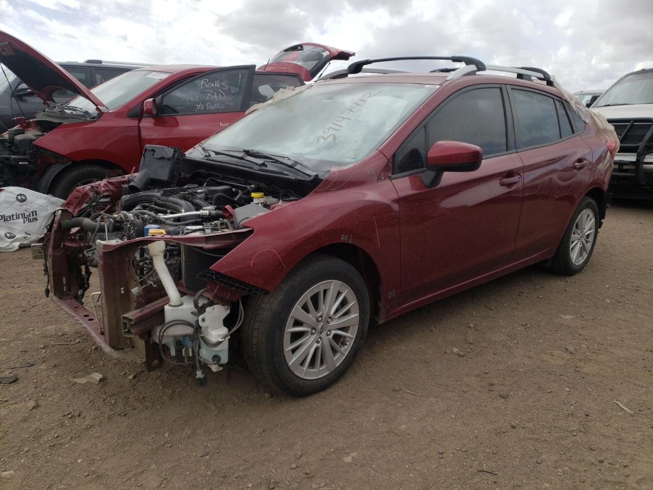 Photo 2 from auction – 2017 SUBARU IMPREZA PR with VIN 4S3GTAB66H3720734