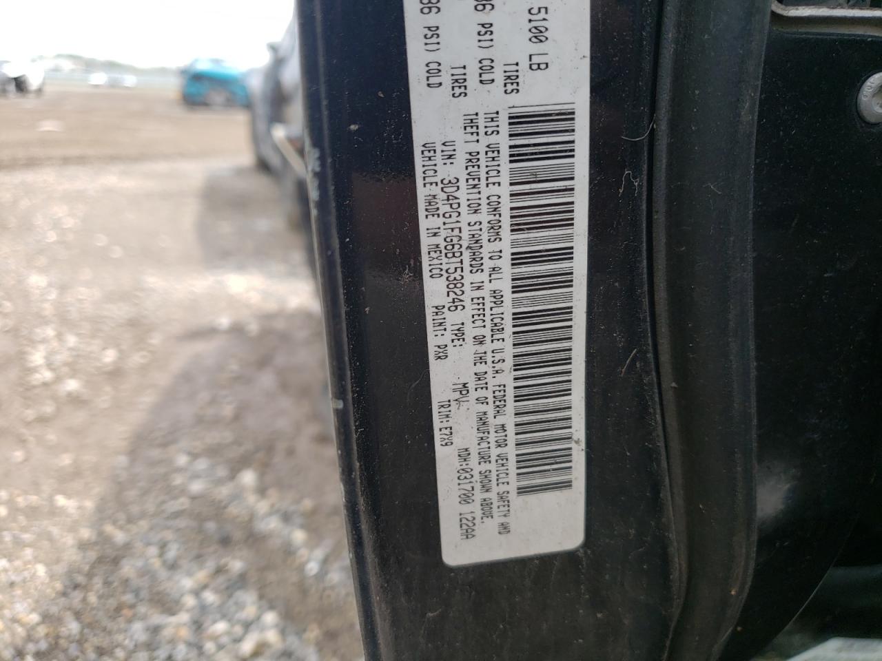 Photo 10 from auction – 2011 DODGE JOURNEY MA with VIN 3D4PG1FG6BT538246