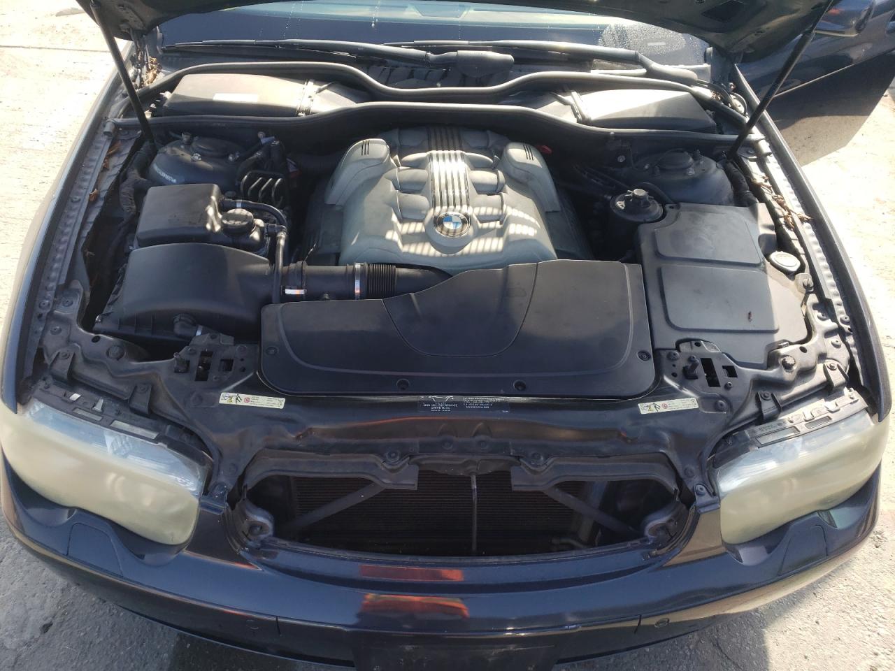 Photo 7 from auction – 2003 BMW 745 I with VIN WBAGL63413DP66174