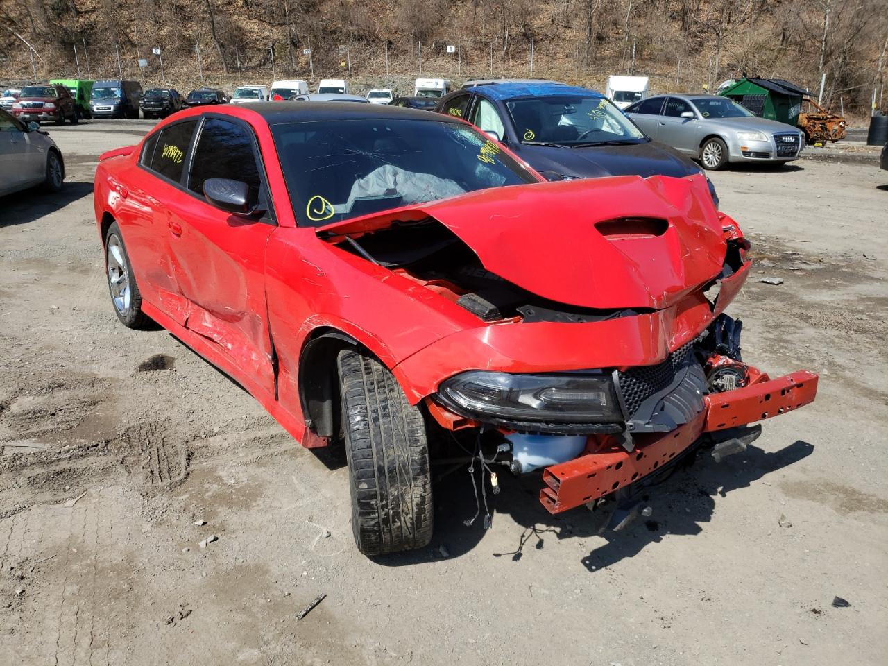 DODGE CHARGER R/ 2019 with VIN 2C3CDXCT7KH608360 - Photo from auction