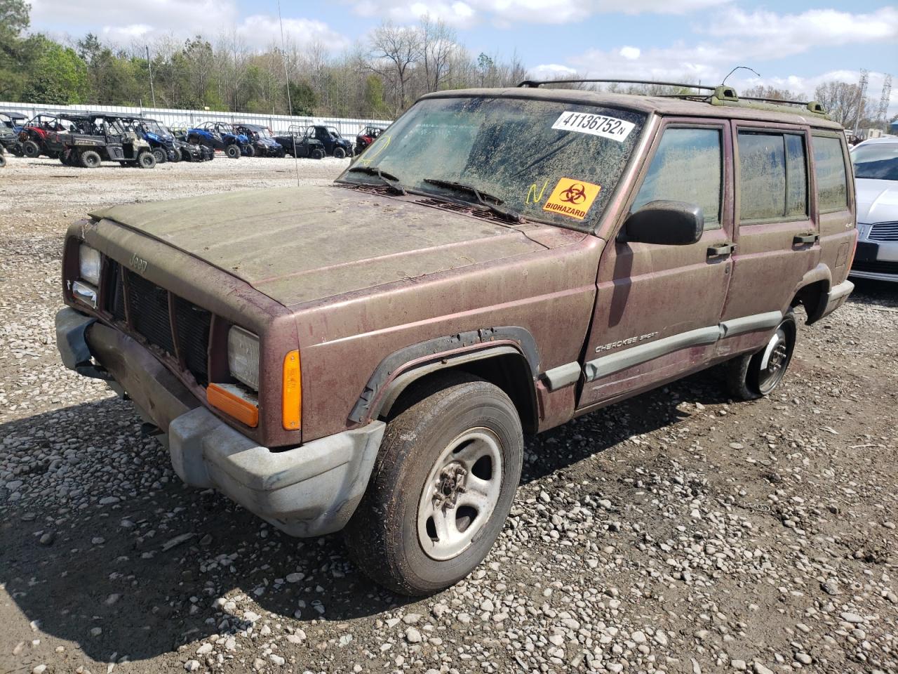 Photo 2 from auction – 2000 JEEP CHEROKEE with VIN 1J4FF48S7YL122008