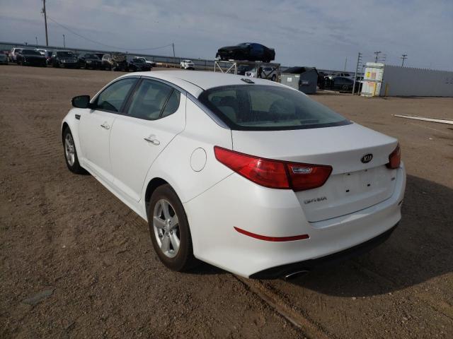 Photo 3 from auction – 2014 KIA OPTIMA LX with VIN KNAGM4A70E5520969