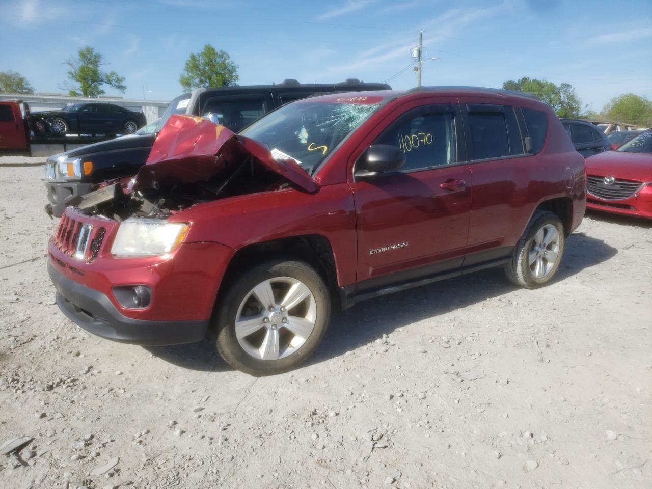 Photo 2 from auction – 2012 JEEP COMPASS SP with VIN 1C4NJCBA7CD657448