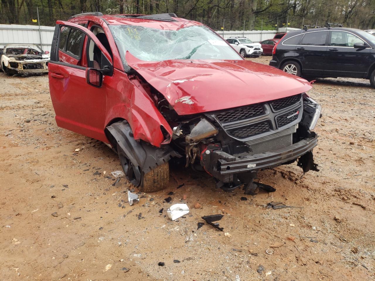 DODGE JOURNEY CR 2018 with VIN 3C4PDCGG2JT475077 - Photo from auction