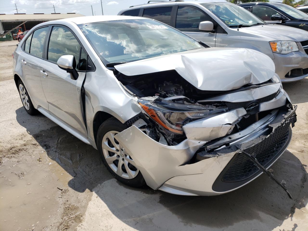 TOYOTA COROLLA LE 2020 with VIN JTDEPRAE8LJ087872 - Photo from auction