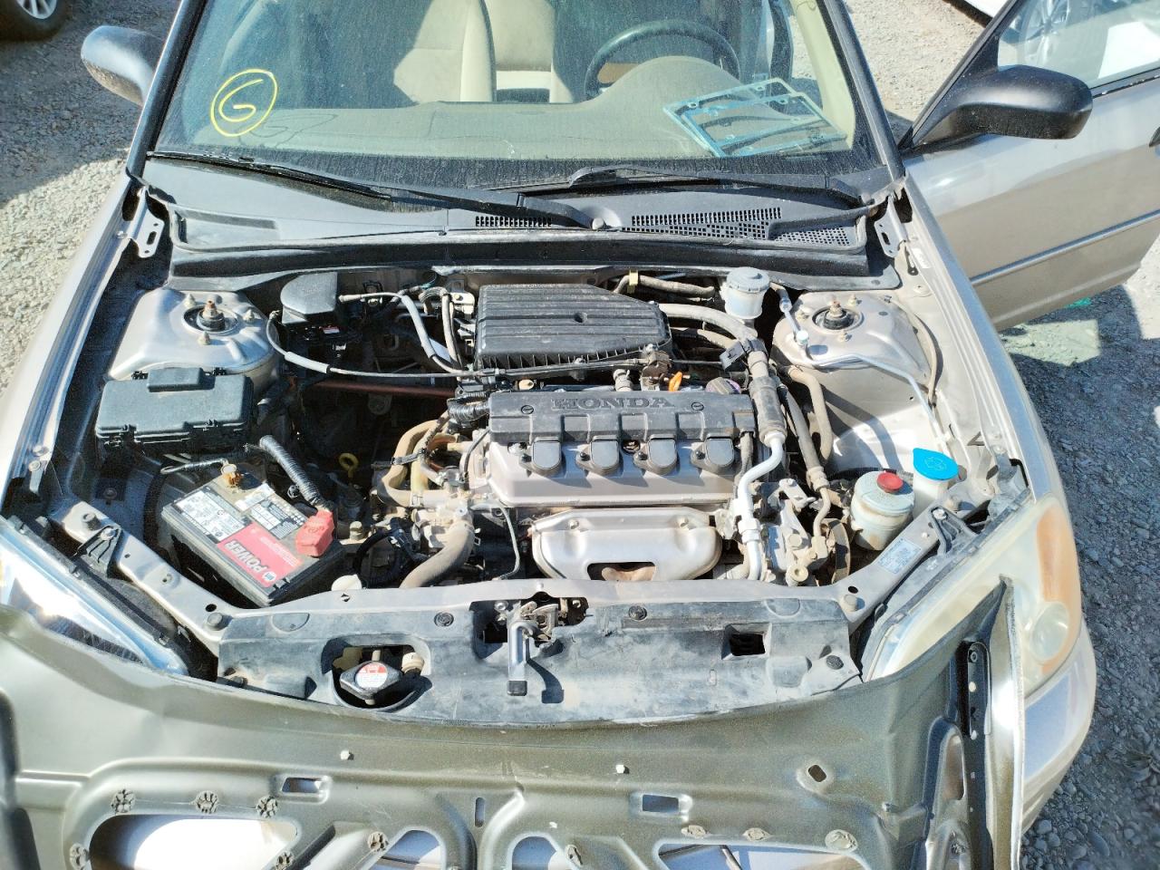 Photo 7 from auction – 2001 HONDA CIVIC LX with VIN JHMES16581S010434
