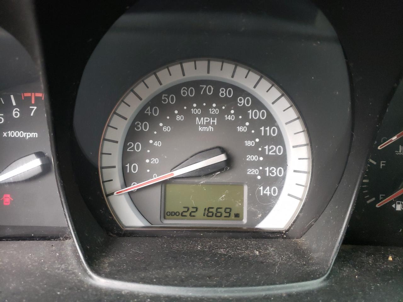 Photo 8 from auction – 2007 KIA SPECTRA EX with VIN KNAFE122175428802