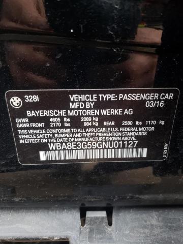 Photo 10 from auction – 2016 BMW 328 XI SUL with VIN WBA8E3G59GNU01127