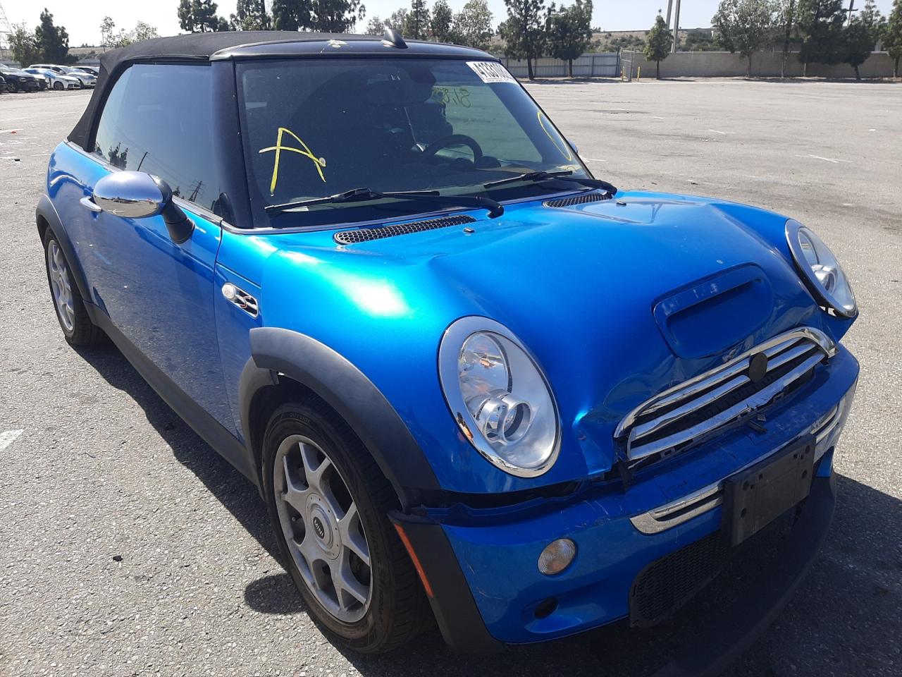 MINI COOPER S 2007 with VIN WMWRH33597TL94323 - Photo from auction