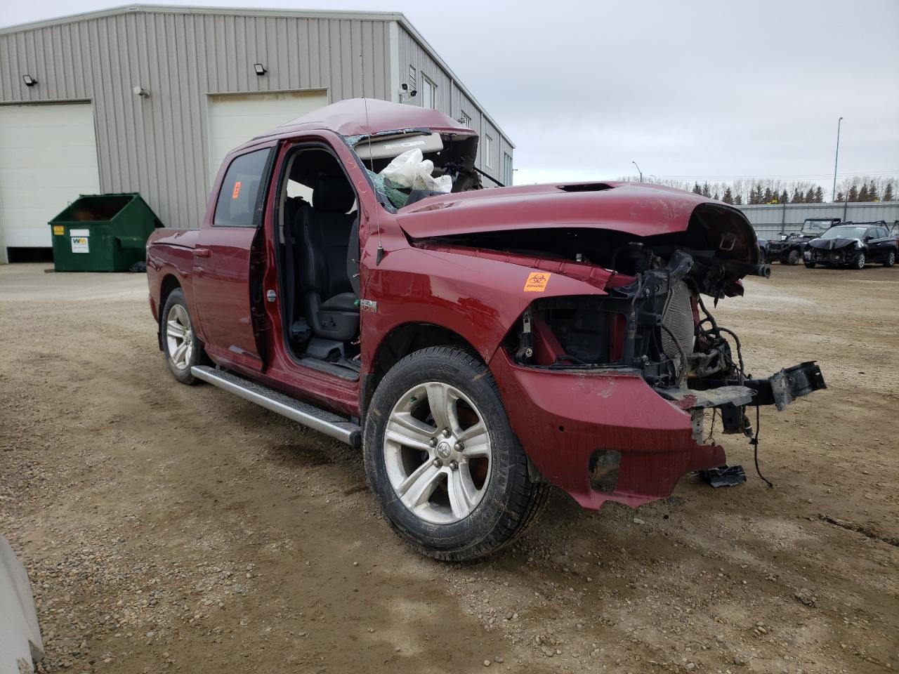Photo 1 from auction – 2015 RAM 1500 SPORT with VIN 1C6RR7UT3FS521342
