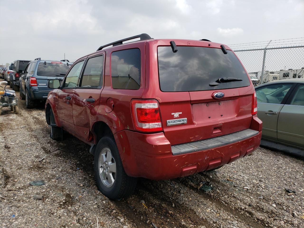 Photo 3 from auction – 2012 FORD ESCAPE XLT with VIN 1FMCU0D79CKA19479