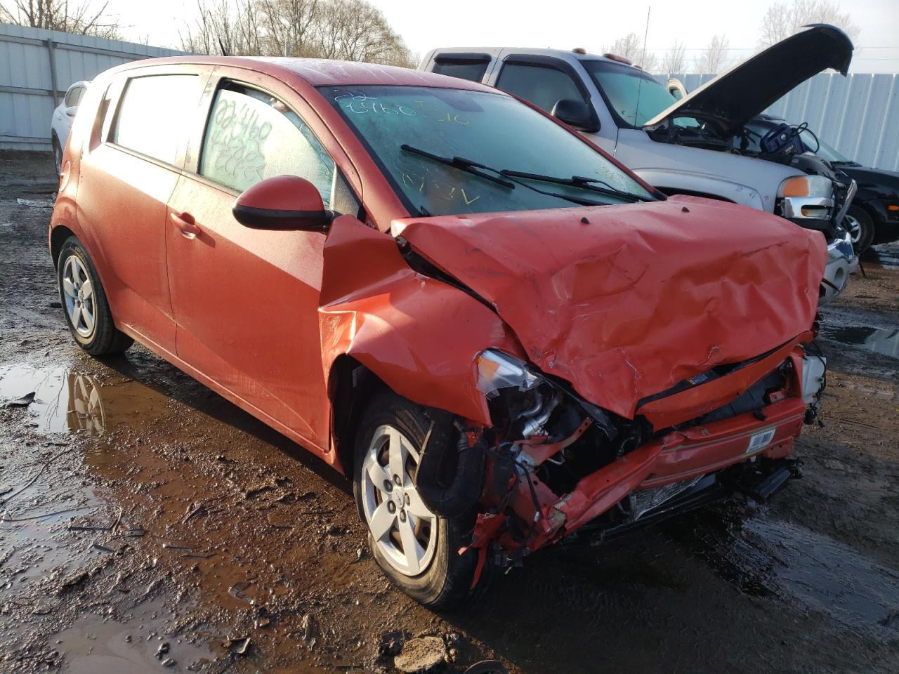 CHEVROLET SONIC LS 2013 with VIN 1G1JA6SH8D4156012 - Photo from auction