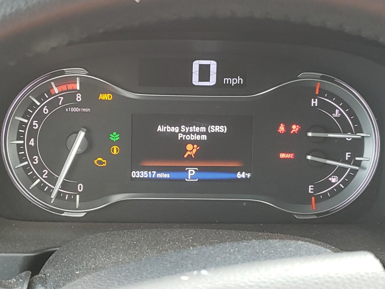 Photo 8 from auction – 2017 HONDA PILOT EXL with VIN 5FNYF6H56HB076596