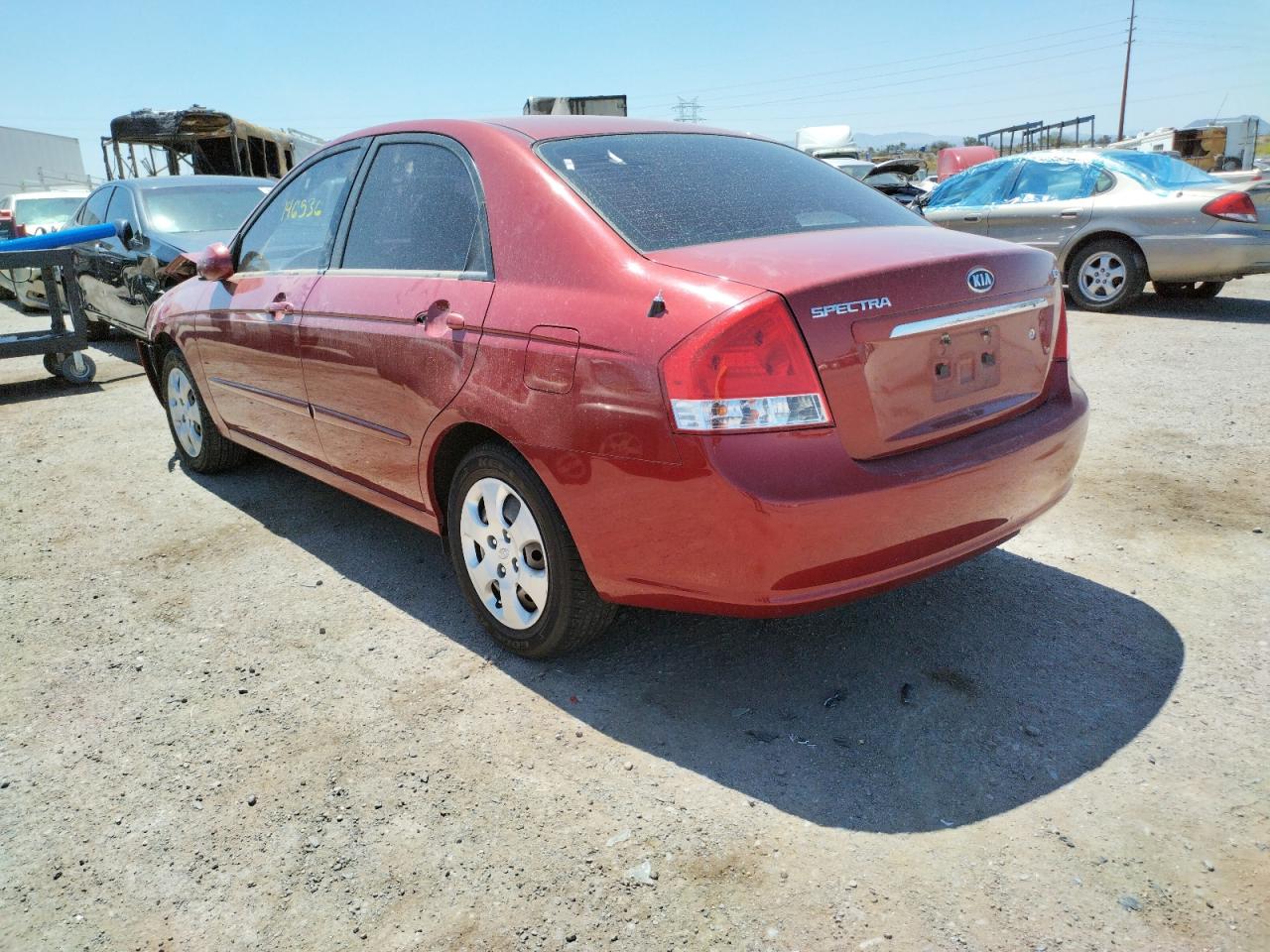 Photo 3 from auction – 2009 KIA SPECTRA EX with VIN KNAFE222695614277