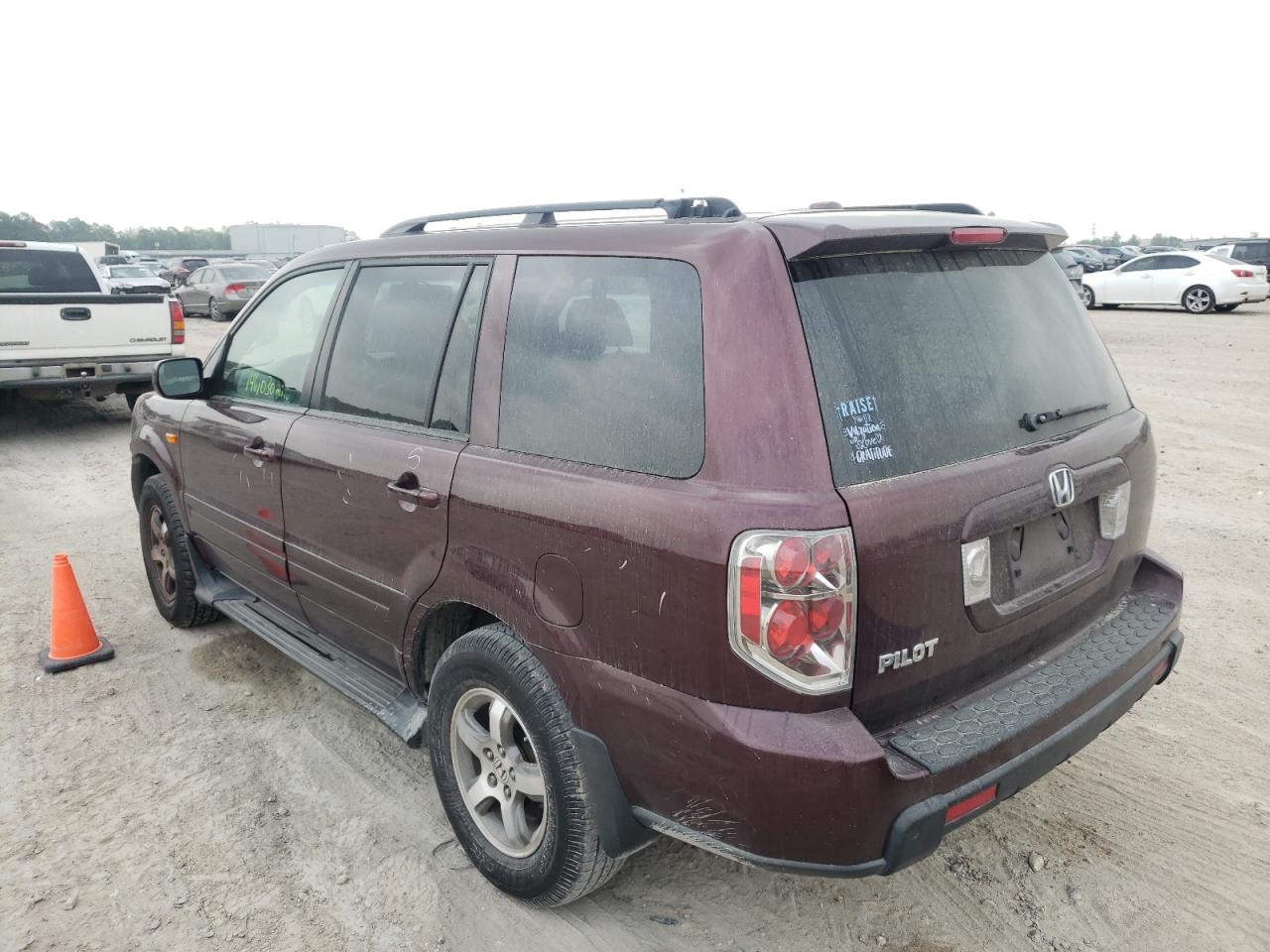 Photo 3 from auction – 2007 HONDA PILOT EXL with VIN 5FNYF28627B011552