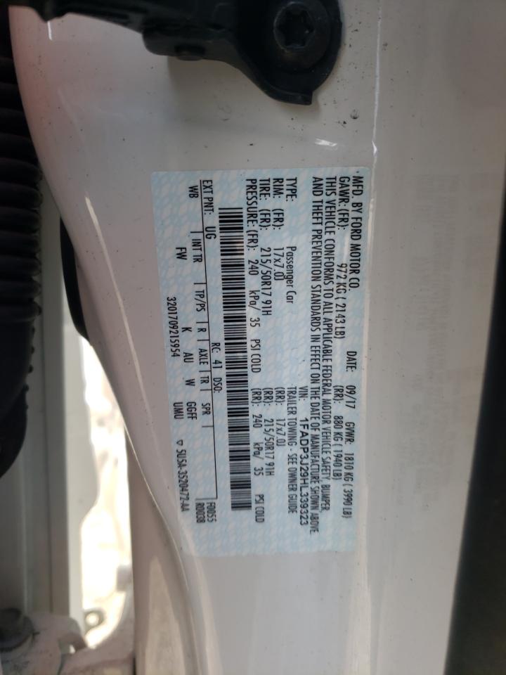 Photo 10 from auction – 2017 FORD FOCUS TITA with VIN 1FADP3J29HL339323