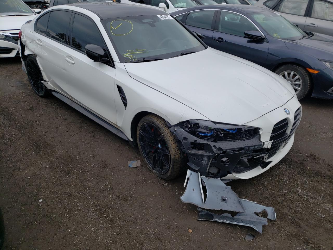 BMW M3 COMPETI 2022 with VIN WBS43AY08NFL61816 - Photo from auction