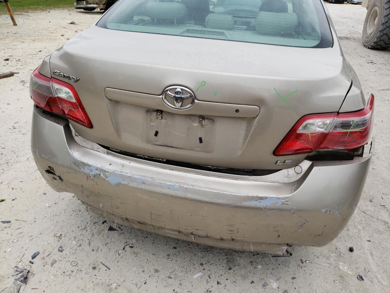 Photo 9 from auction – 2008 TOYOTA CAMRY CE with VIN 4T1BE46KX8U252669