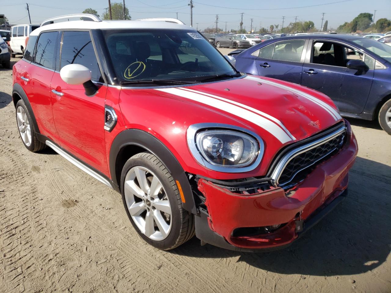 MINI COOPER S C 2020 with VIN WMZYW7C05L3L61586 - Photo from auction