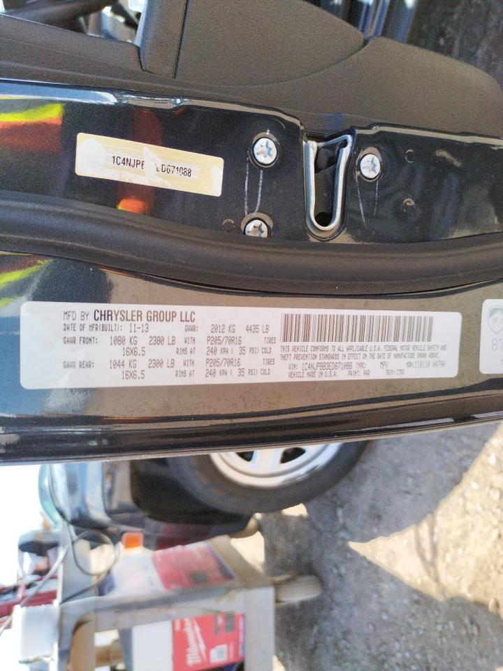 Photo 10 from auction – 2014 JEEP PATRIOT SP with VIN 1C4NJPBB3ED671088
