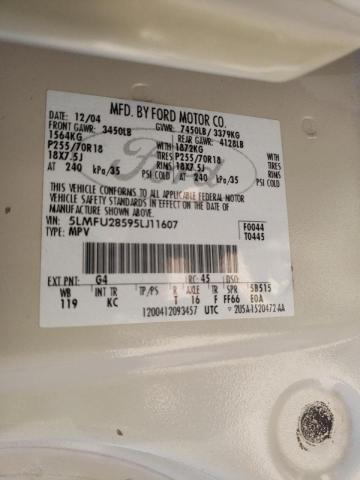 Photo 10 from auction – 2005 LINCOLN NAVIGATOR with VIN 5LMFU28595LJ11607