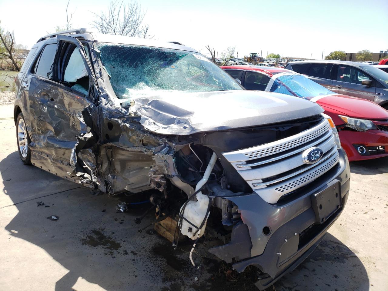 FORD EXPLORER X 2014 with VIN 1FM5K7D89EGA26177 - Photo from auction