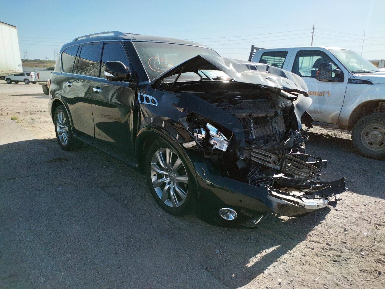 INFINITI QX56 2012 with VIN JN8AZ2NC2C9317601 - Photo from auction