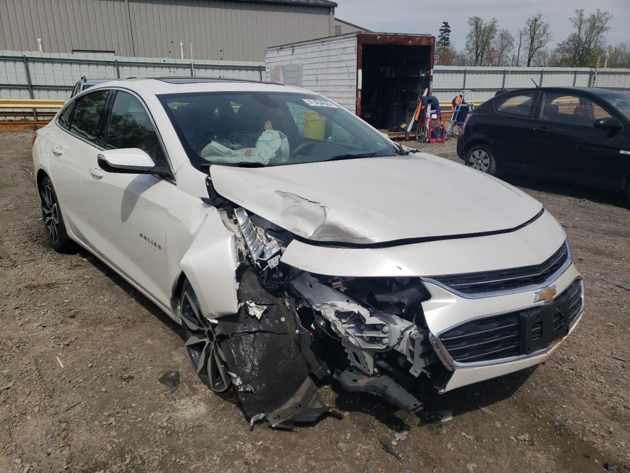 CHEVROLET MALIBU LT 2017 with VIN 1G1ZE5ST9HF163857 - Photo from auction