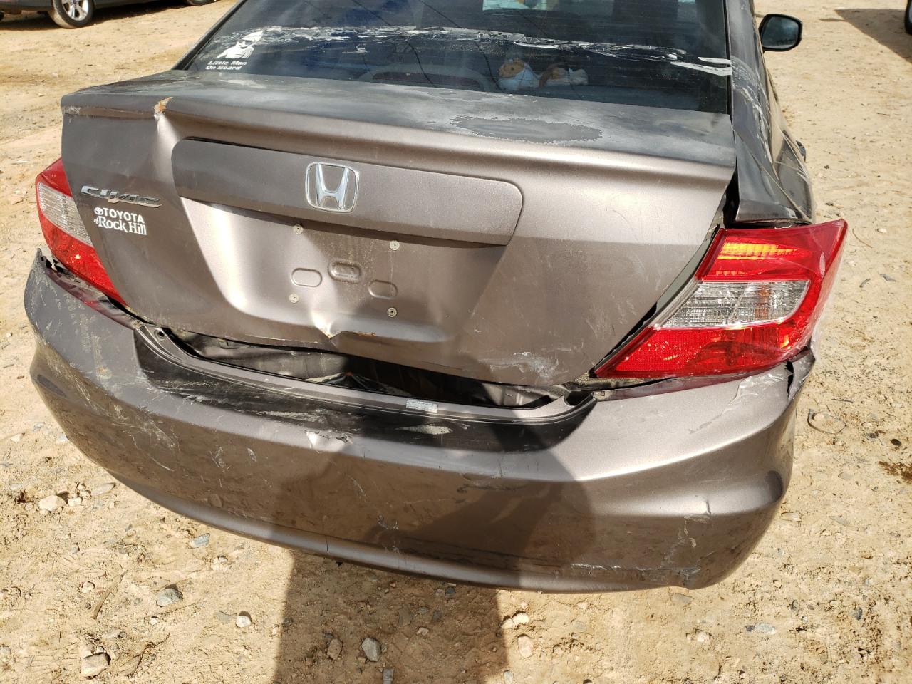 Photo 9 from auction – 2012 HONDA CIVIC LX with VIN 2HGFB2F53CH527003