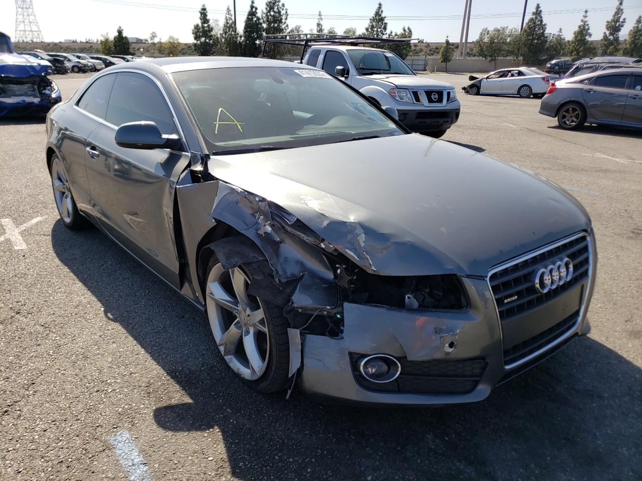 AUDI A5 PREMIUM 2012 with VIN WAULFAFR1CA014539 - Photo from auction