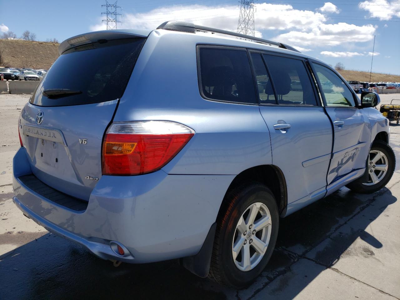 Photo 4 from auction – 2008 TOYOTA HIGHLANDER with VIN JTEES41A482009701