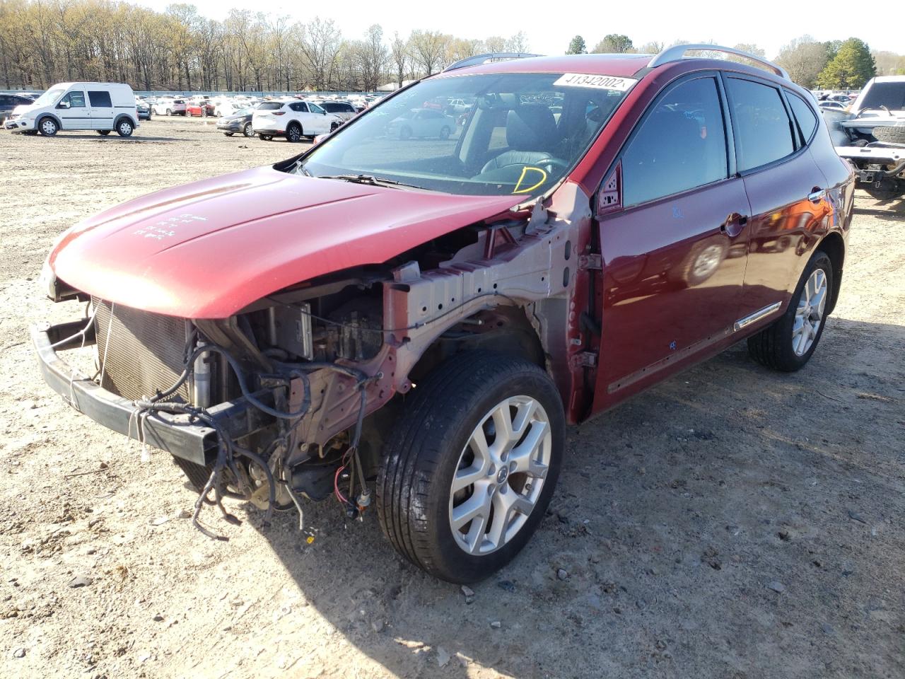 Photo 2 from auction – 2012 NISSAN ROGUE S with VIN JN8AS5MV6CW358193