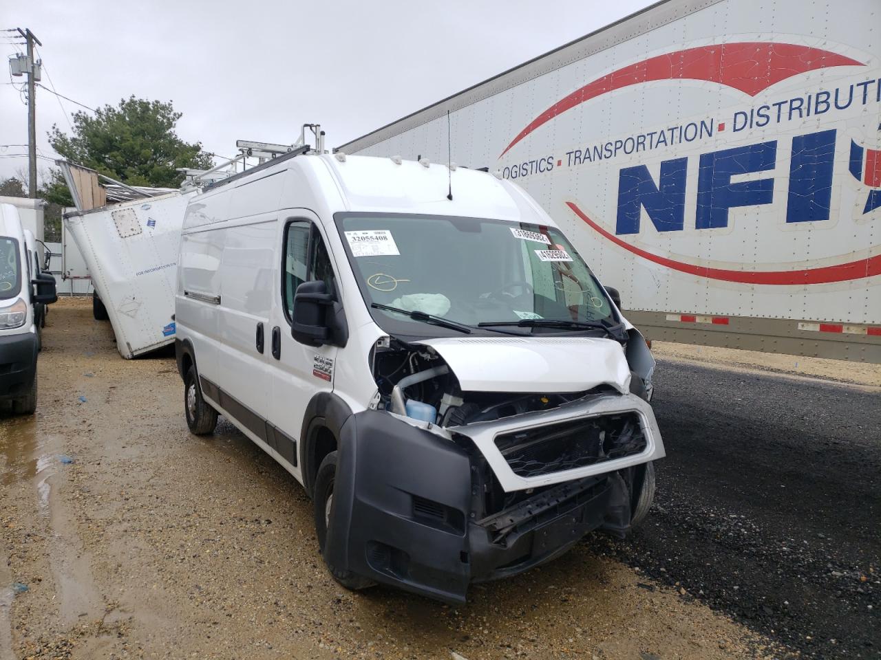 RAM PROMASTER 2019 with VIN 3C6TRVDG9KE533814 - Photo from auction