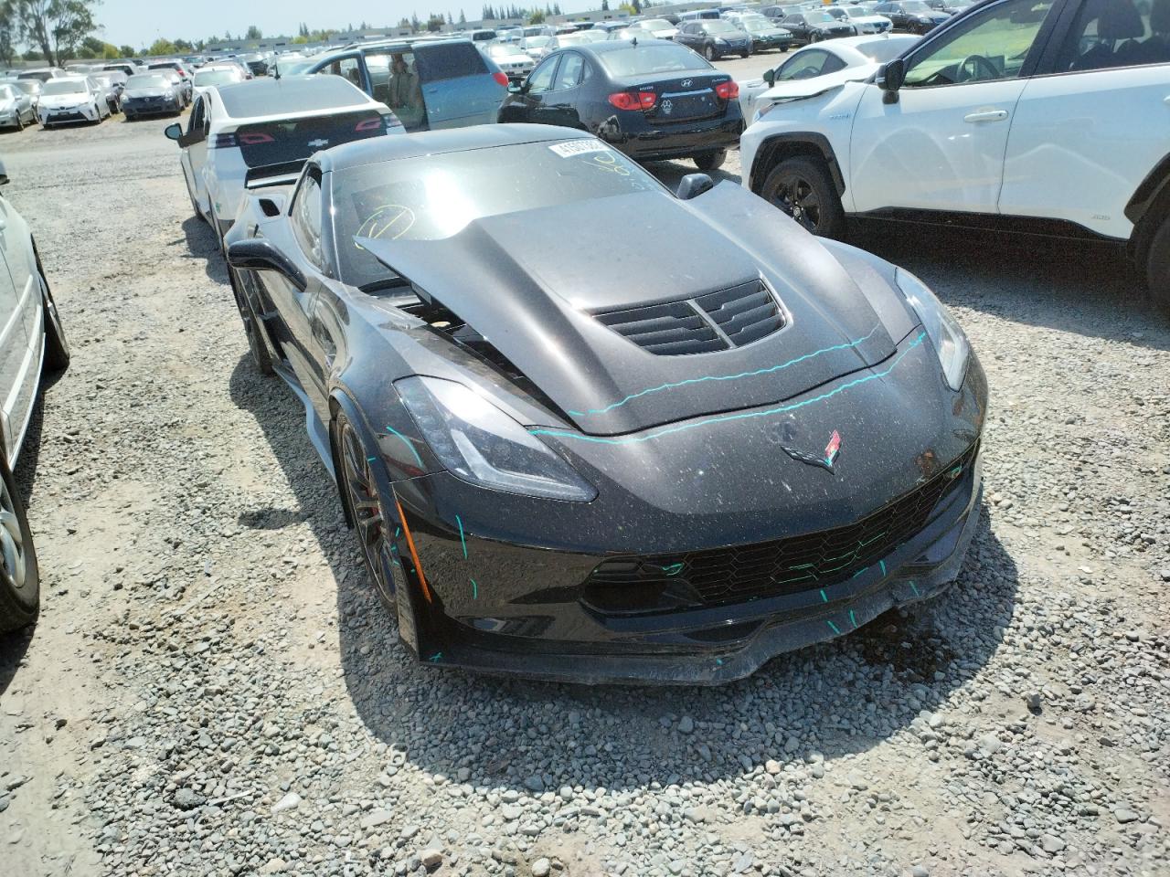 CHEVROLET CORVETTE Z 2018 with VIN 1G1YT2D65J5601809 - Photo from auction
