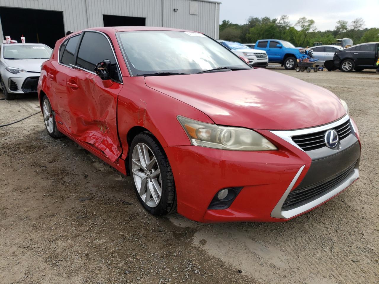 LEXUS CT 200 2014 with VIN JTHKD5BH2E2206914 - Photo from auction