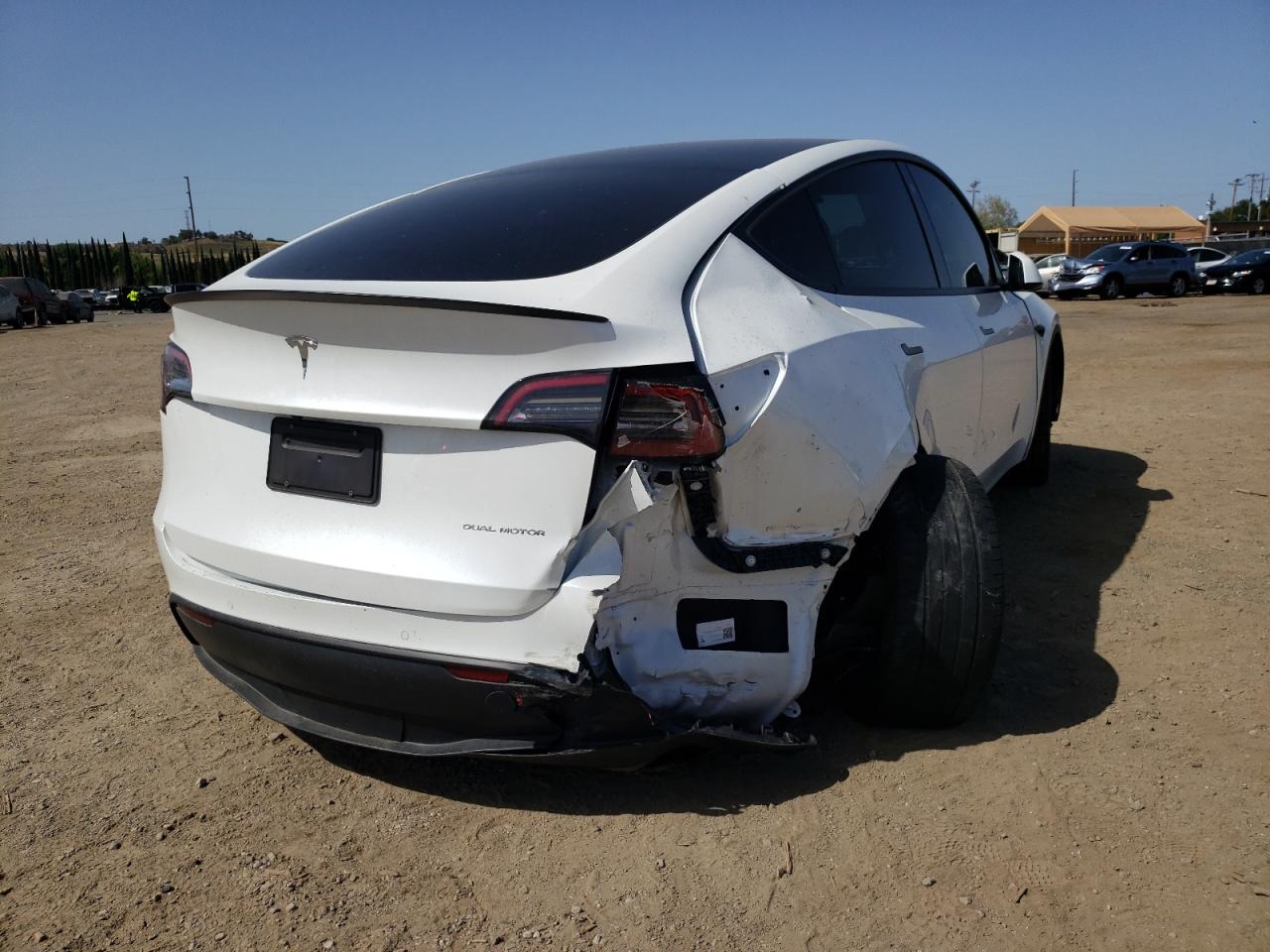 Photo 4 from auction – 2021 TESLA MODEL Y with VIN 5YJYGDEE5MF161140