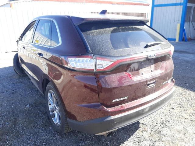 Photo 3 from auction – 2017 FORD EDGE TITAN with VIN 2FMPK4K92HBB79899
