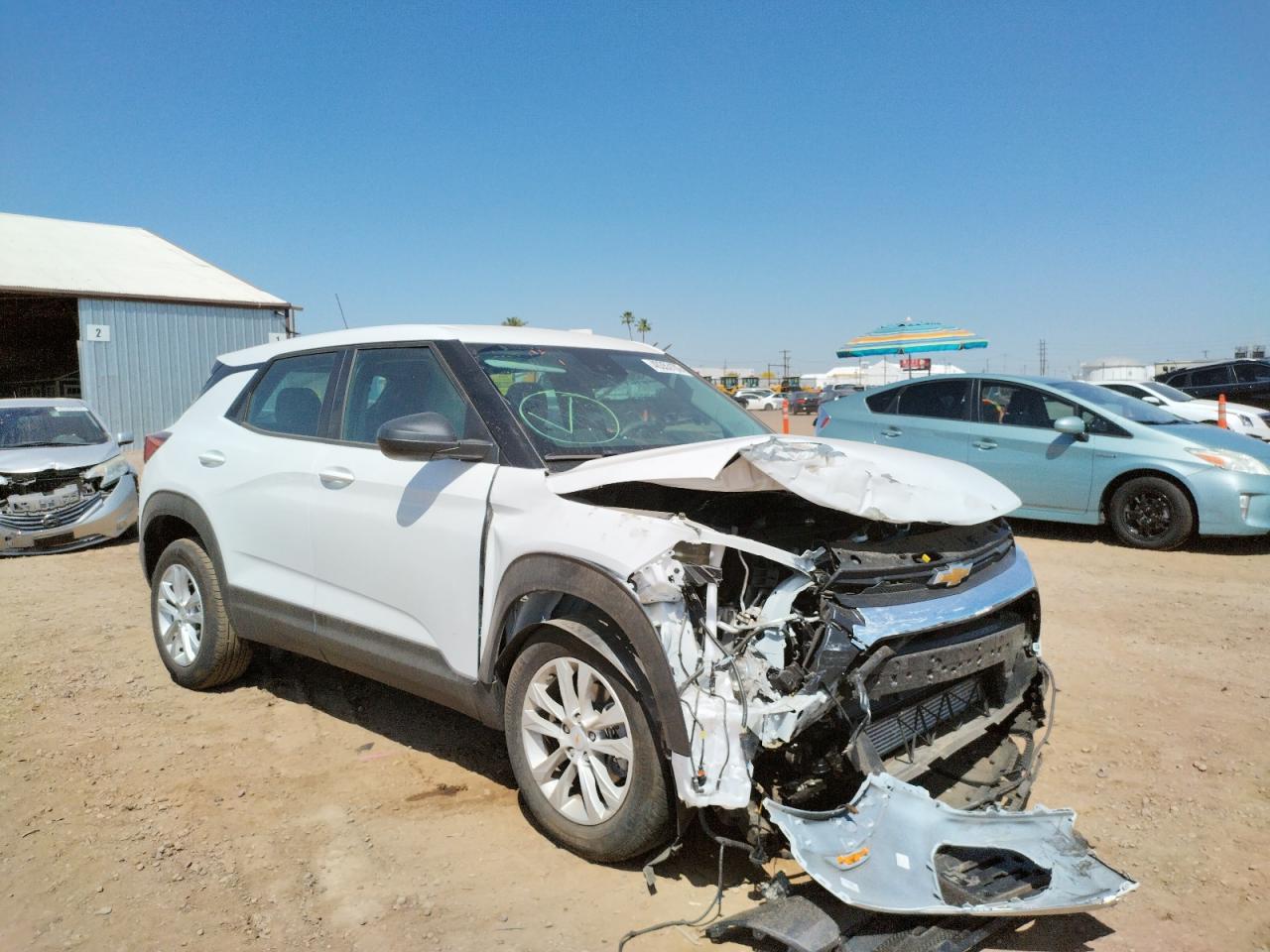 CHEVROLET TRAILBLAZE 2021 with VIN KL79MMS23MB102420 - Photo from auction