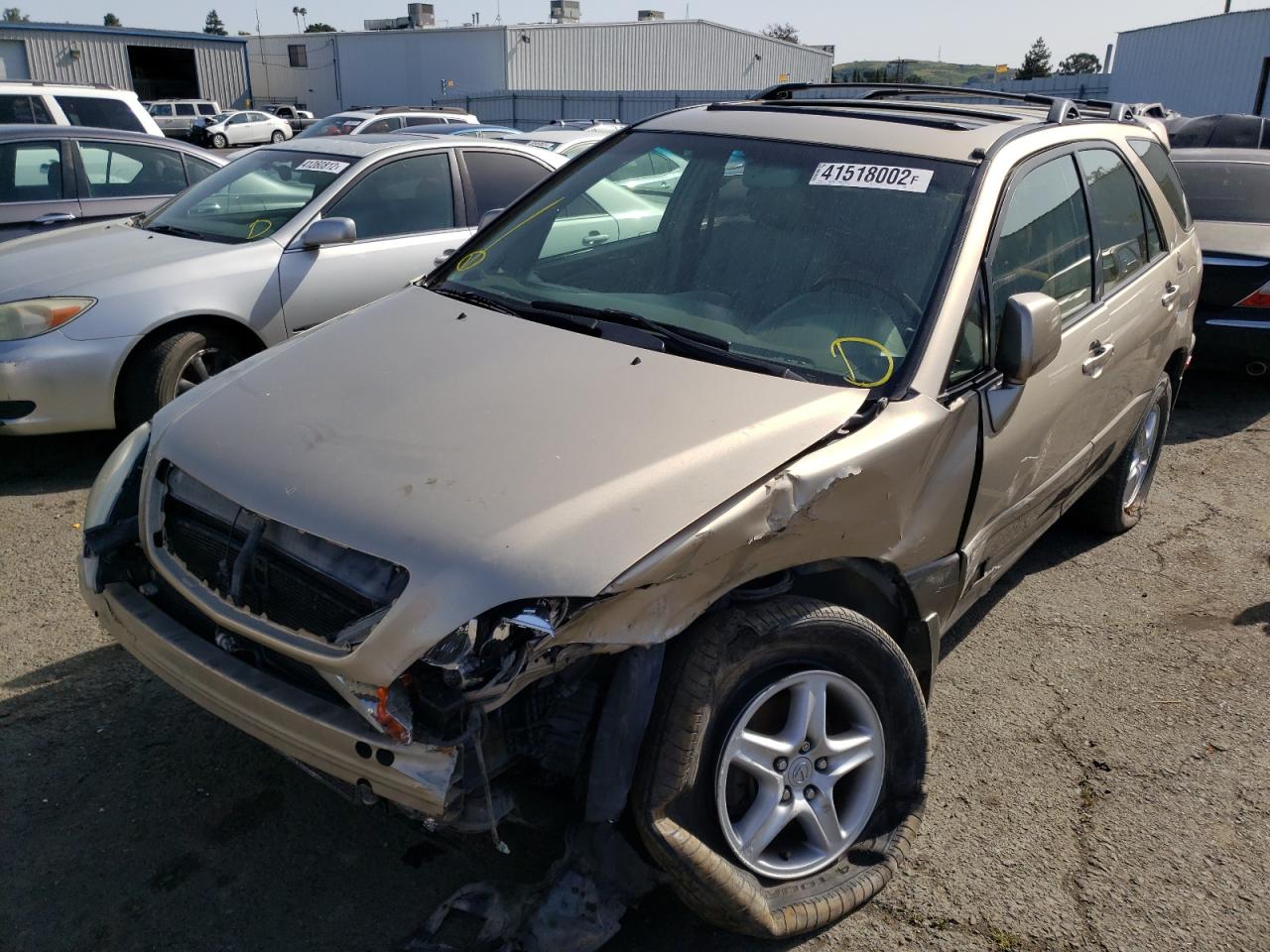 Photo 2 from auction – 2003 LEXUS RX 300 with VIN JTJHF10U630302615
